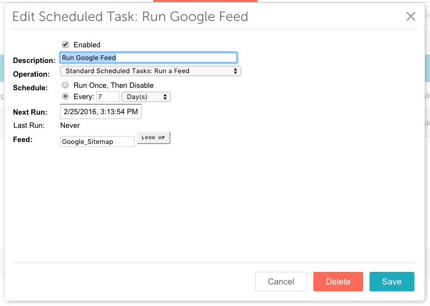 Google Sitemap