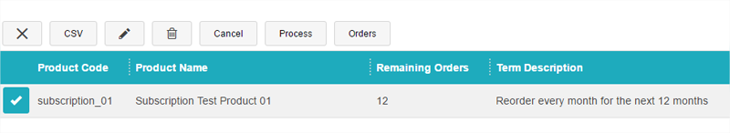 Manage Subscriptions