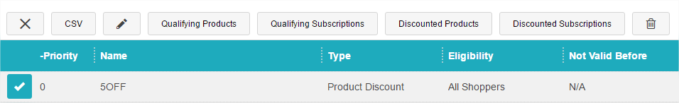 Manage Subscriptions