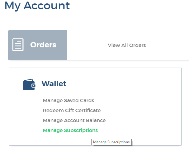Customer Subscription Management