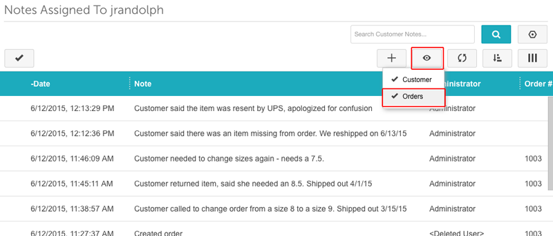 Orders Mixed