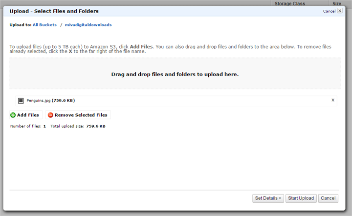 Upload Bucket