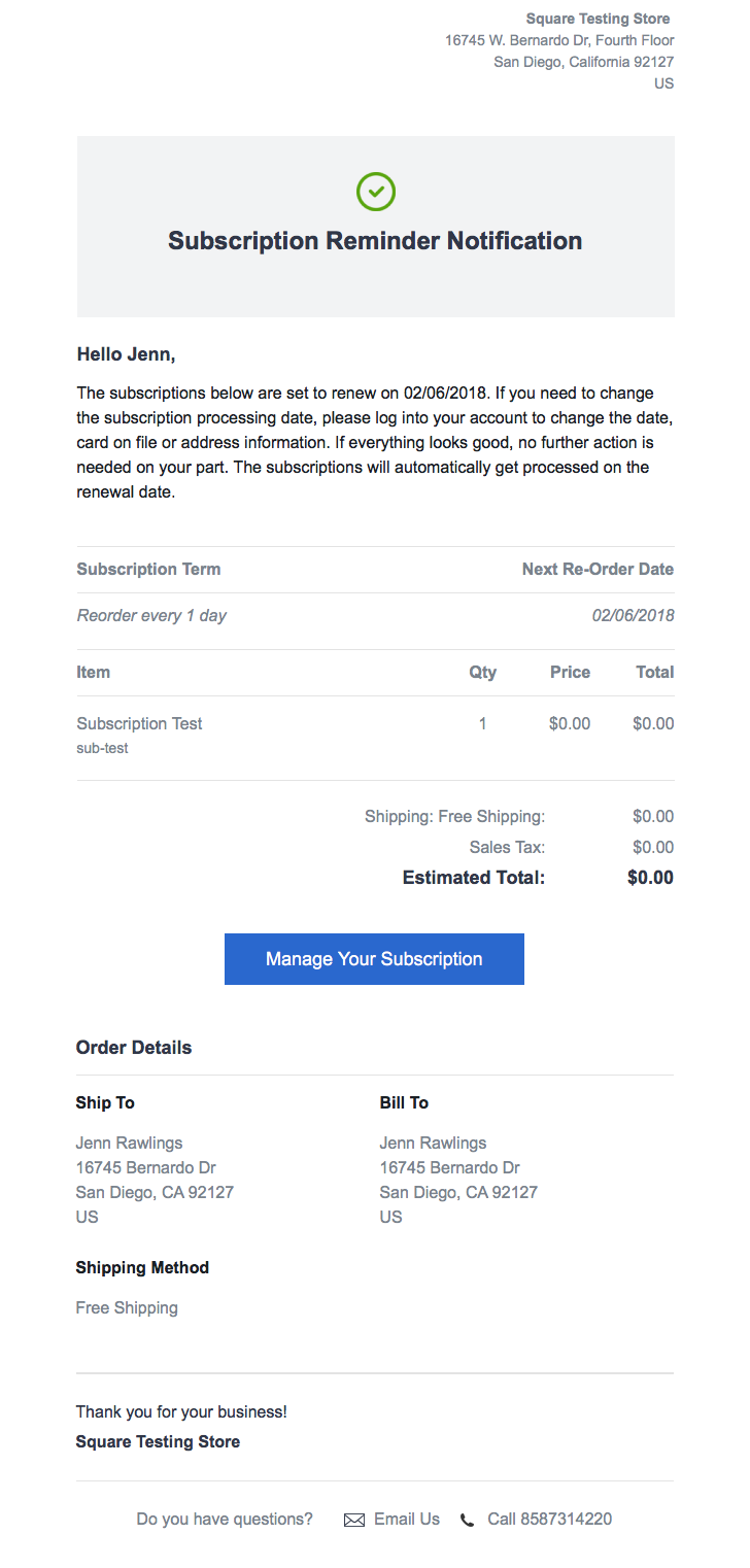 “Subscription
