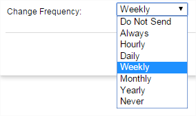 Change Frequency