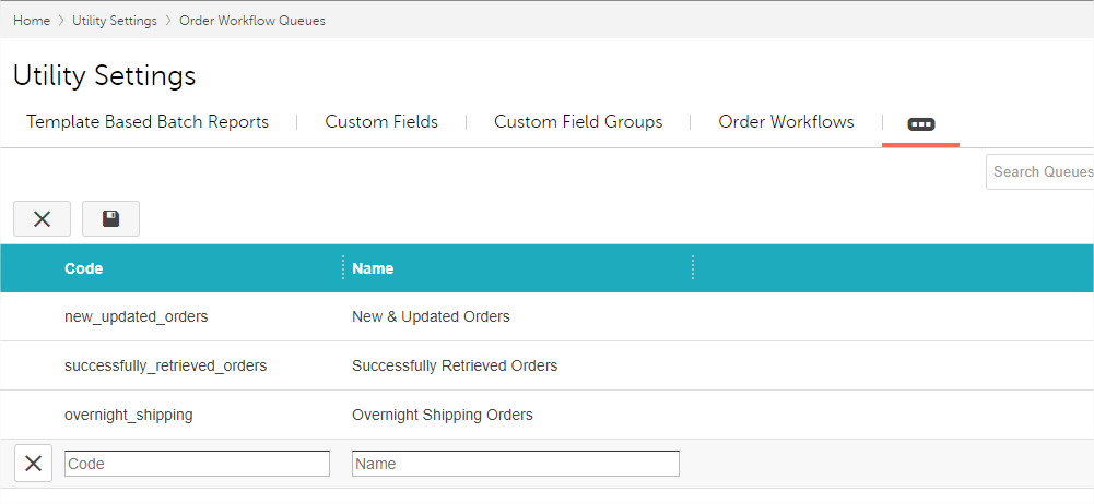 order queues
