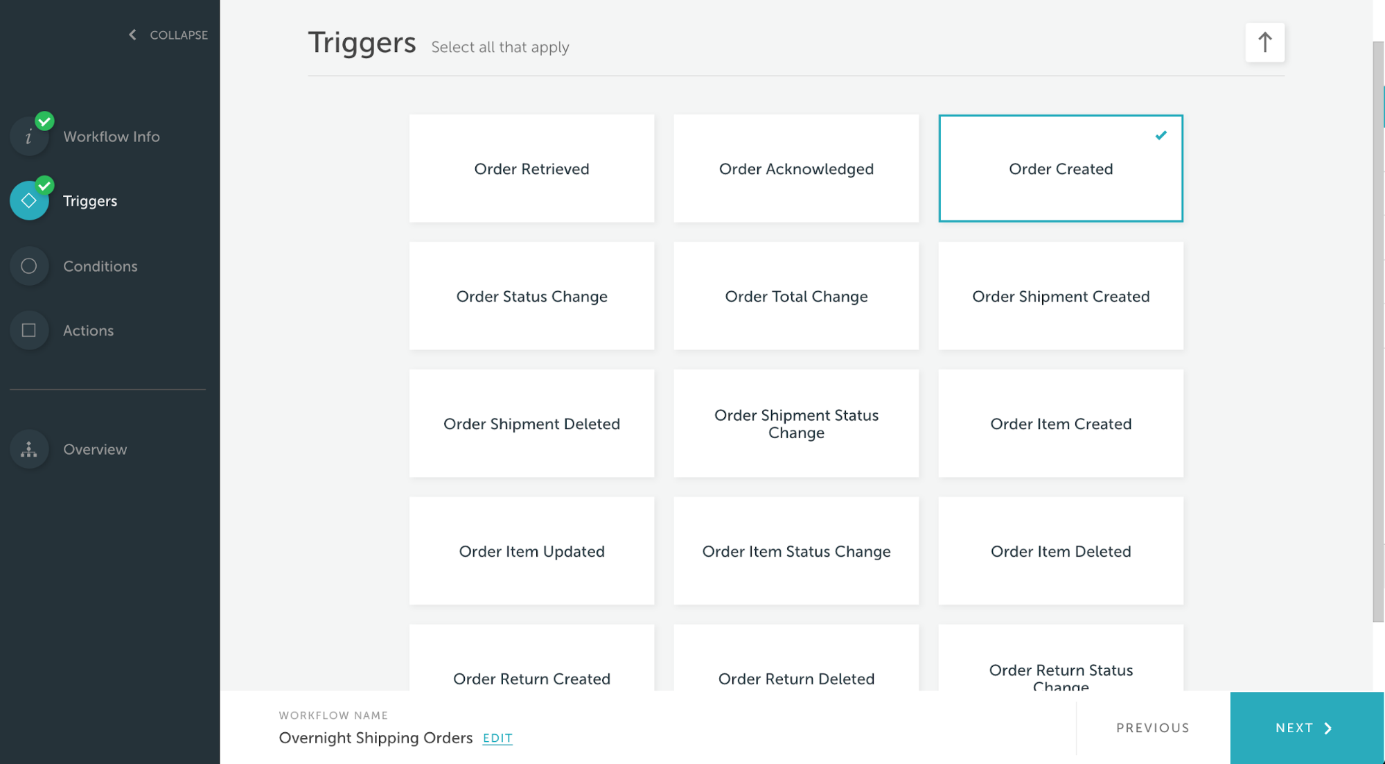 Triggers