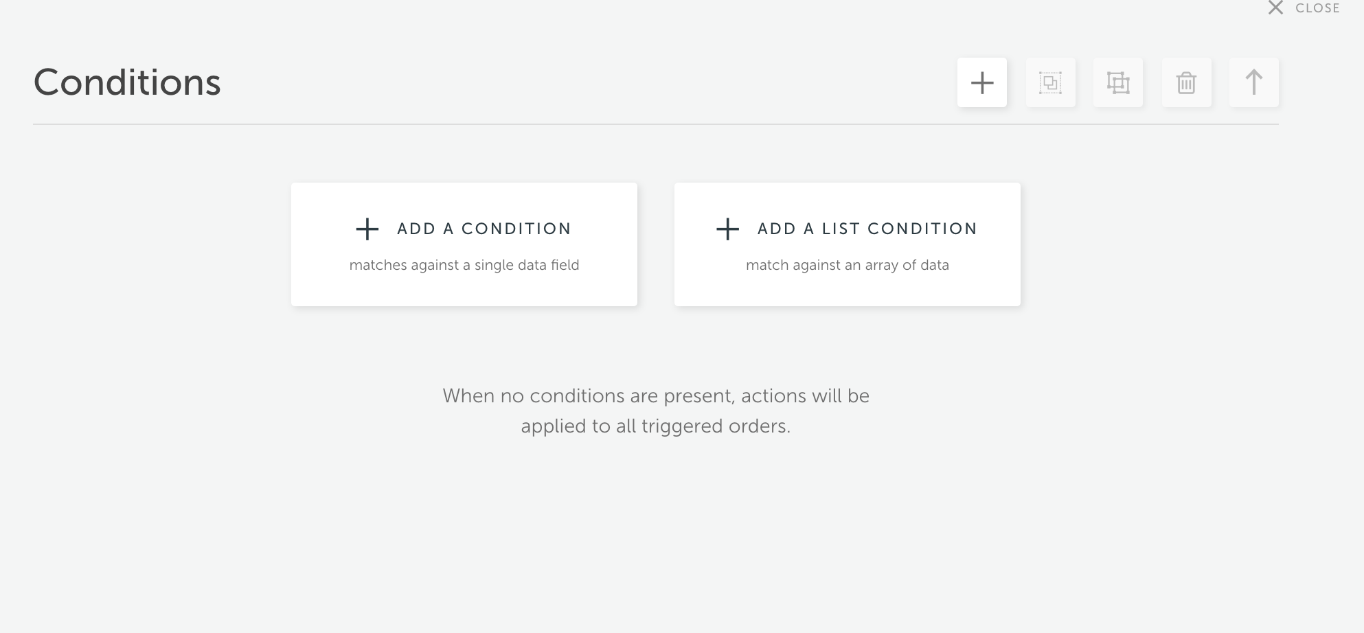 Conditions